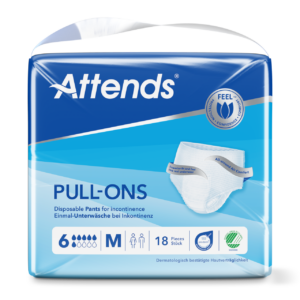 Attends Pull-Ons 6 Verpackung mit Inkontinenz-Pant, Grösse M