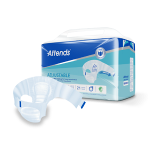 Attends Adjustable 10 Verpackung mit verstellbarer Inkontinenzhose, Grösse M