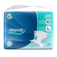 Attends Slip Regular 10 Verpackung, Inkontinenzslip Saugstaerke 10, Groesse L