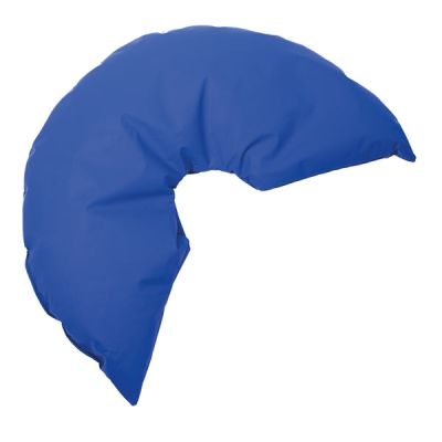 Spreizkissen POSIMED, gebogenes nierenfoermiges Kissen in Blau