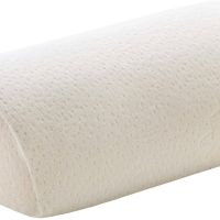 Tempur Universalkissen, cremeweisses halbrundes Stuetzkissen aus Memory-Schaum