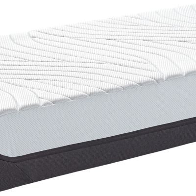 Tempur Pro SmartCool Matratze Firm, weisser Bezug mit anthrazitfarbenem Seitenrand