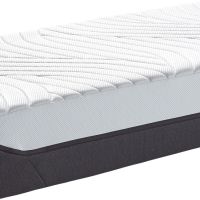 Tempur Pro SmartCool Matratze Soft, weisser Bezug mit blauer Soft-Kennzeichnung