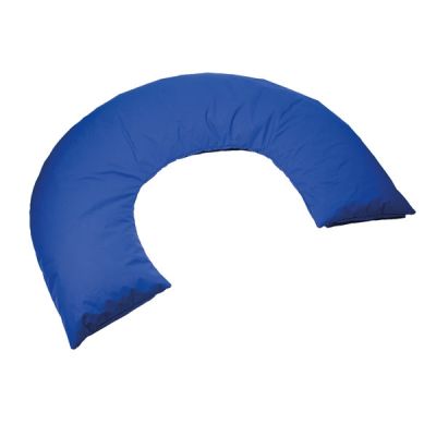 Halbkreis POSIMED, halbrundes Lagerungskissen in Blau