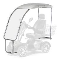 Dach zu Elektroscooter Zeteria S und Maximo, montiertes Verdeck (Symbolbild)