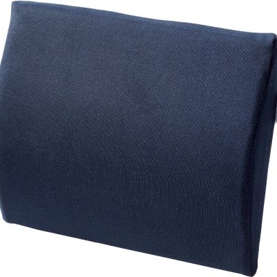 Tempur Transit-Rueckenkissen, dunkelblaues ergonomisches Lendenkissen fuer unterwegs