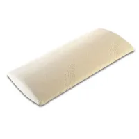 Tempur Multikissen, cremeweisses laengliches Stuetzkissen aus Memory-Schaum